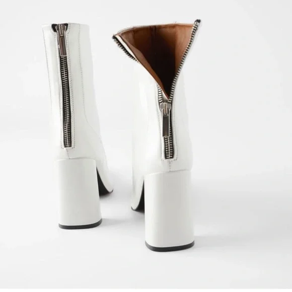 Zara block heel boots - Picture 3 of 8